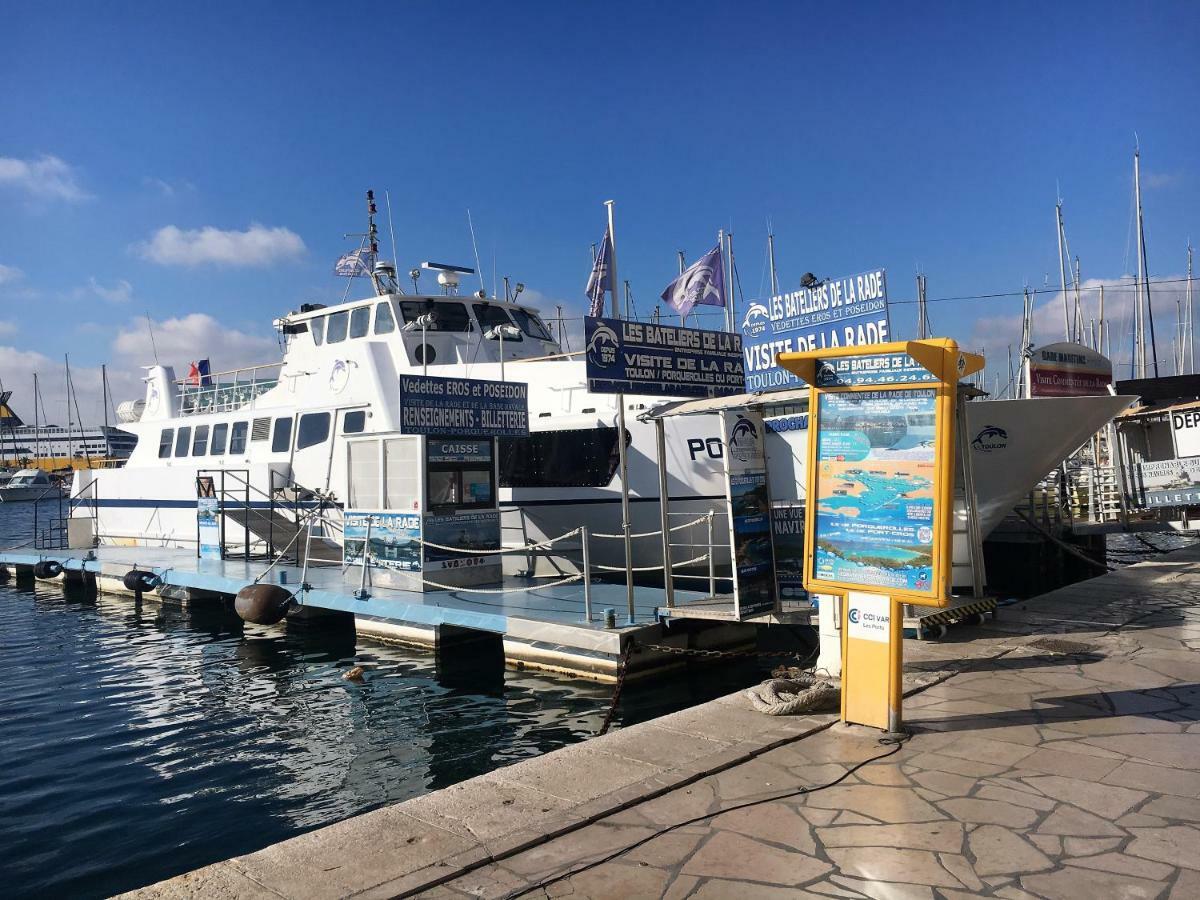 Cosy T2 Port de Toulon - Stade Mayol Clim, WIFI Gratuit Exterior foto